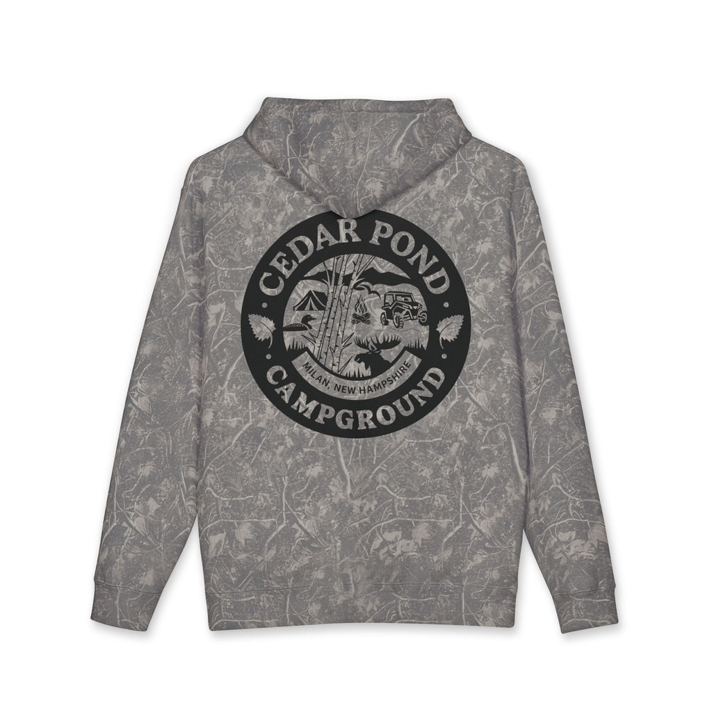 Campground Hoodie — "Cedar Pond Campground" Outdoor Camping Pullover