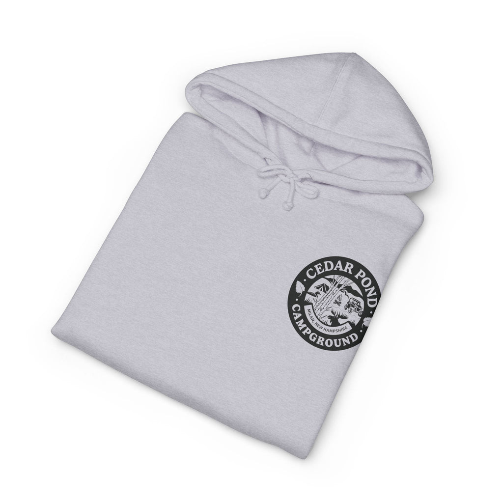 Campground Hoodie — "Cedar Pond Campground" Outdoor Camping Pullover