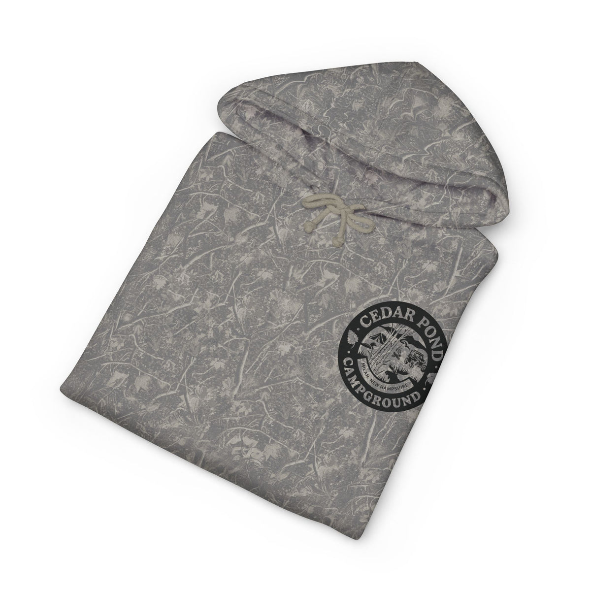 Campground Hoodie — "Cedar Pond Campground" Outdoor Camping Pullover