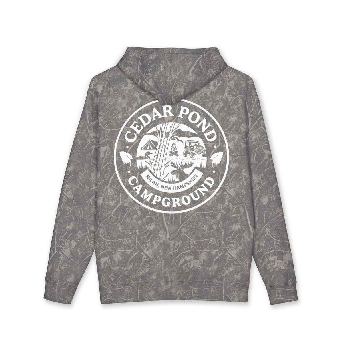 Copy of Campground Hoodie — "Cedar Pond Campground" Outdoor Camping Pullover