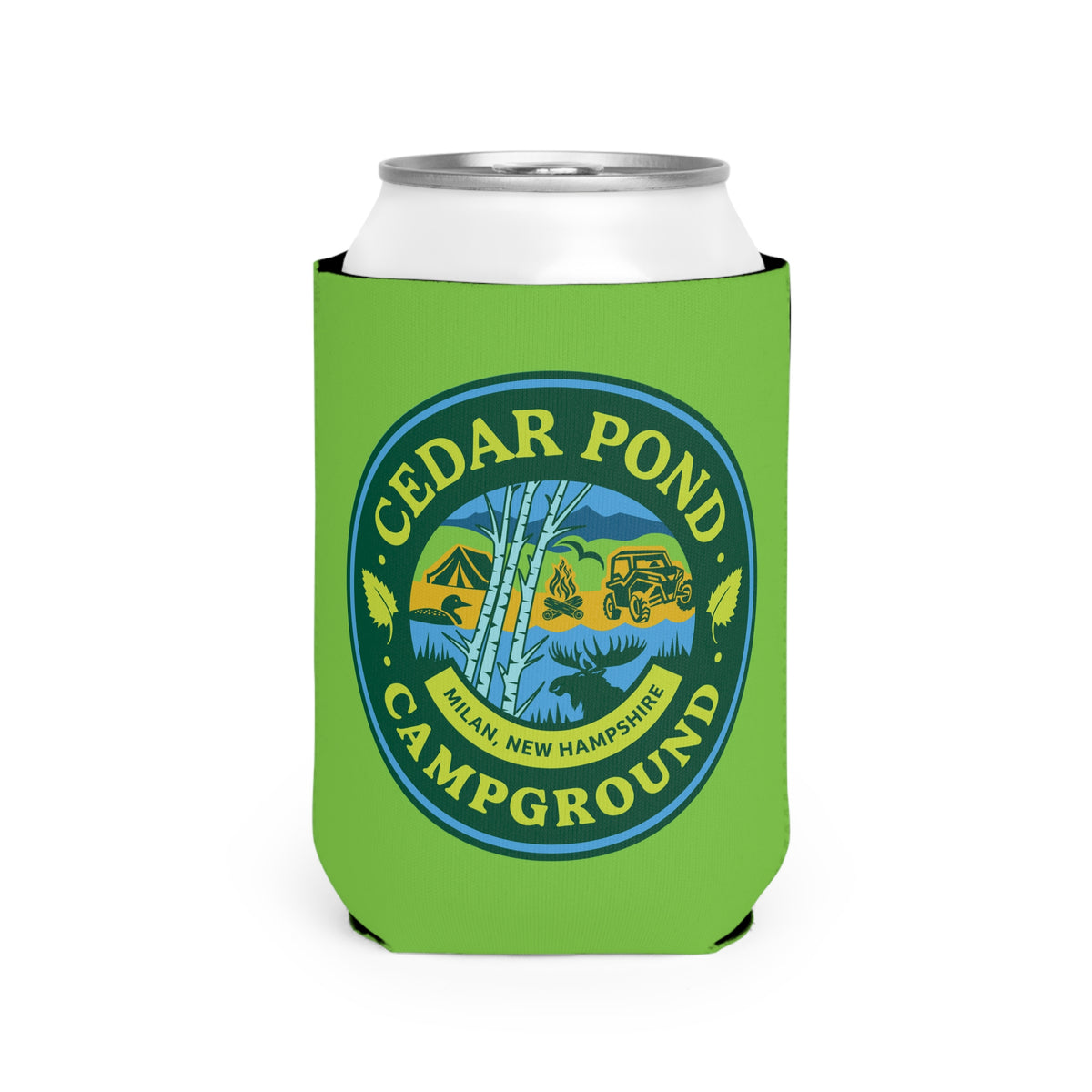 Can Cooler Sleeve - Kelly Green