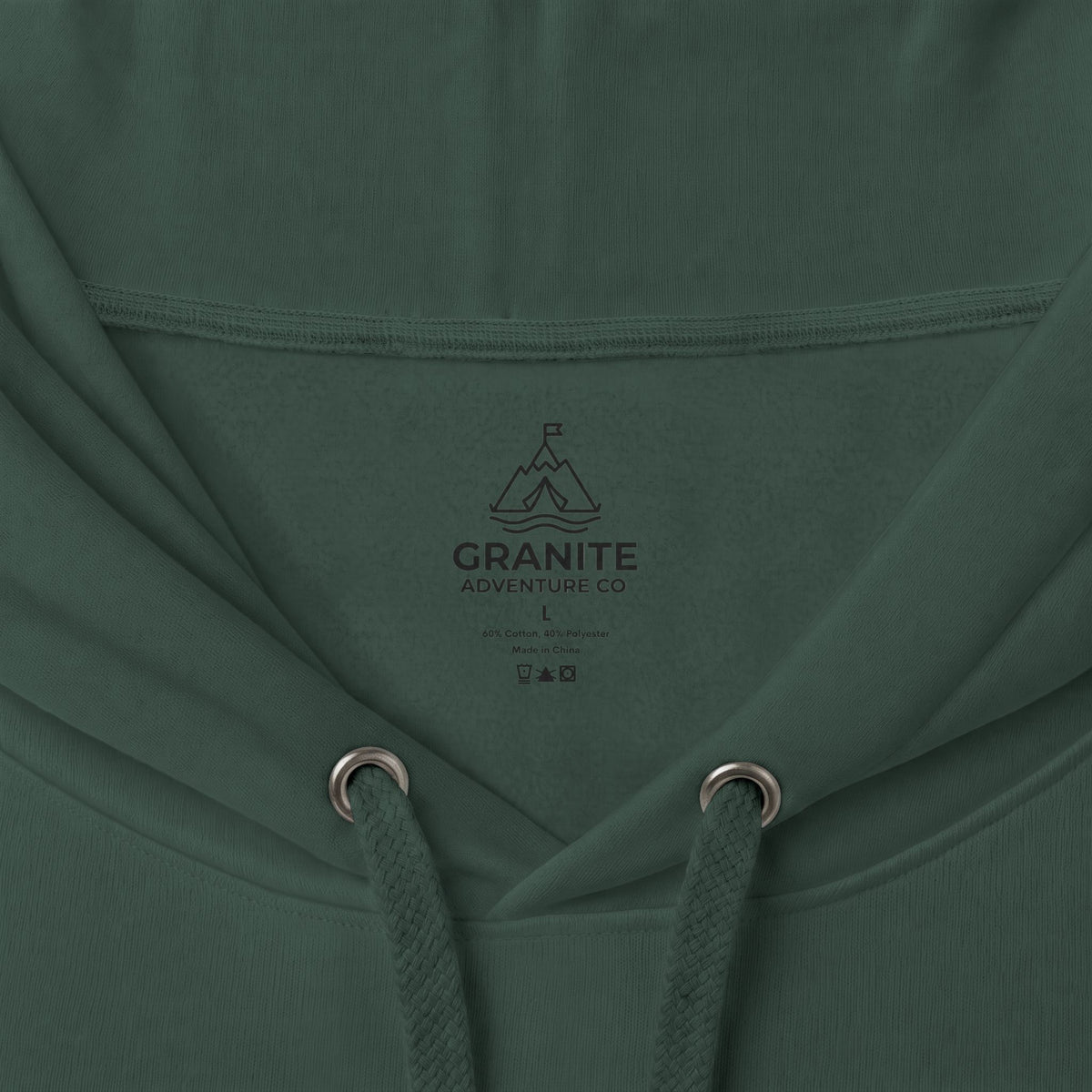 Campground Hoodie — "Cedar Pond Campground" Outdoor Camping Pullover