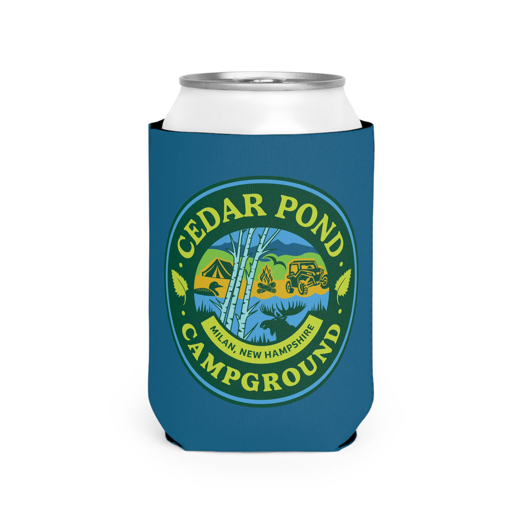 Can Cooler Sleeve Dark Blue