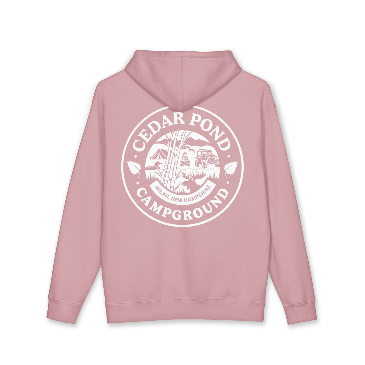 Copy of Campground Hoodie — "Cedar Pond Campground" Outdoor Camping Pullover