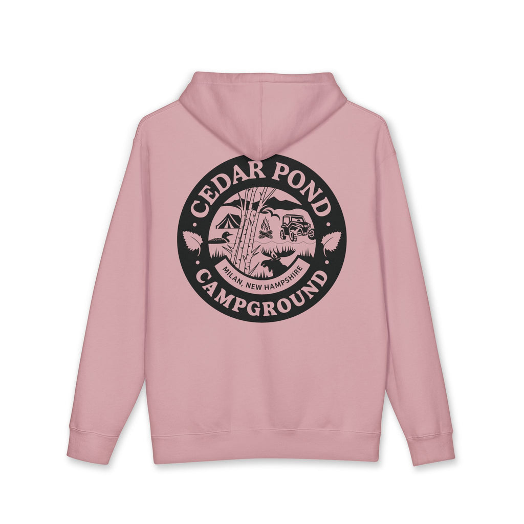 Campground Hoodie — "Cedar Pond Campground" Outdoor Camping Pullover