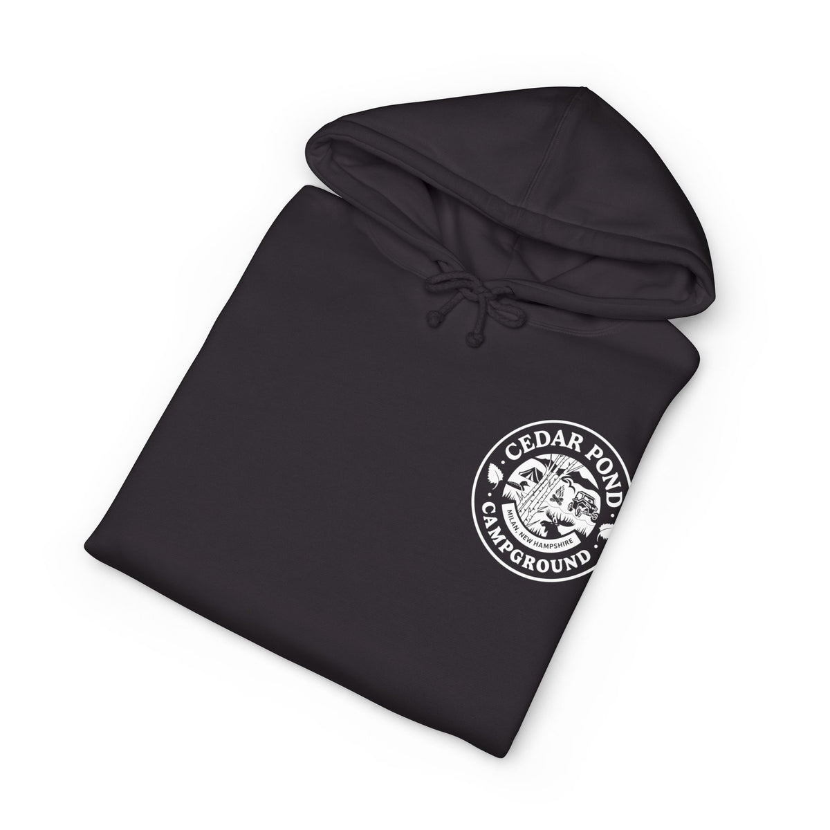 Copy of Campground Hoodie — "Cedar Pond Campground" Outdoor Camping Pullover