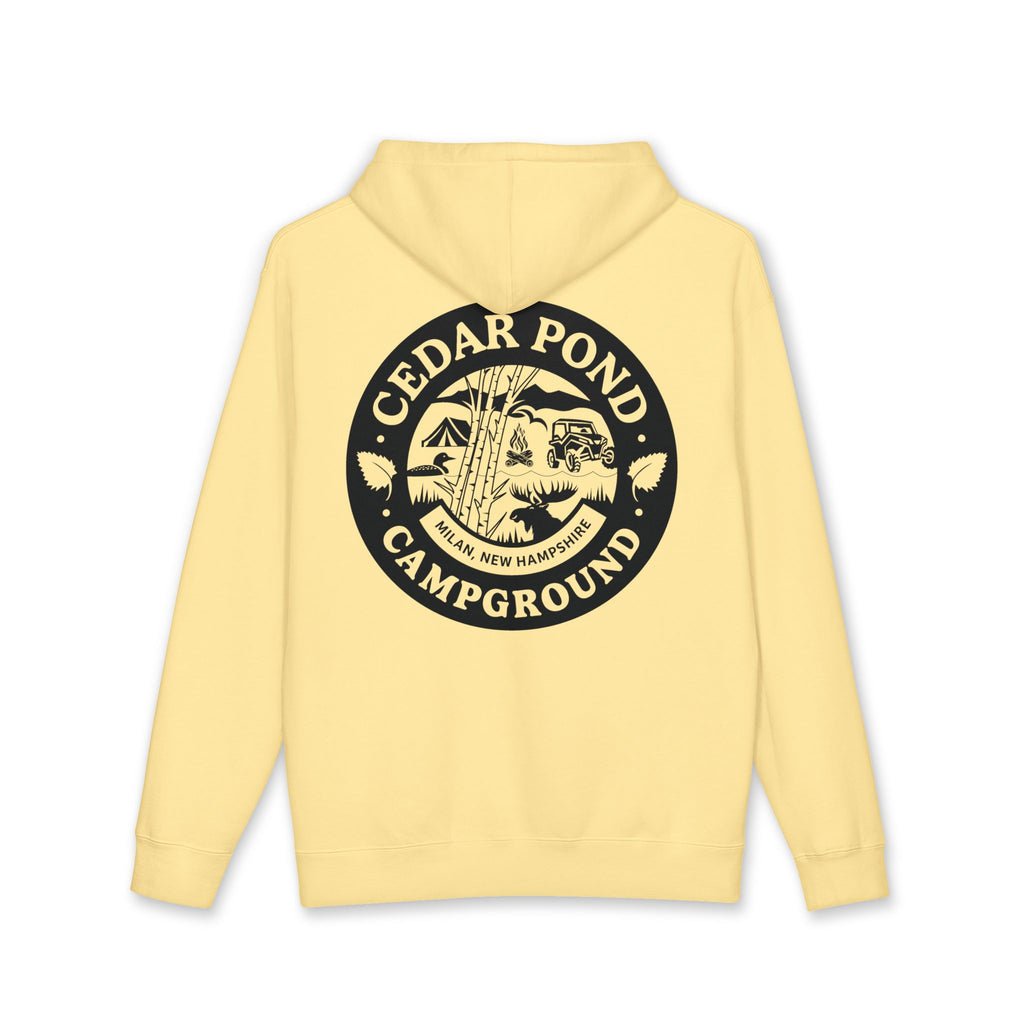 Campground Hoodie — "Cedar Pond Campground" Outdoor Camping Pullover