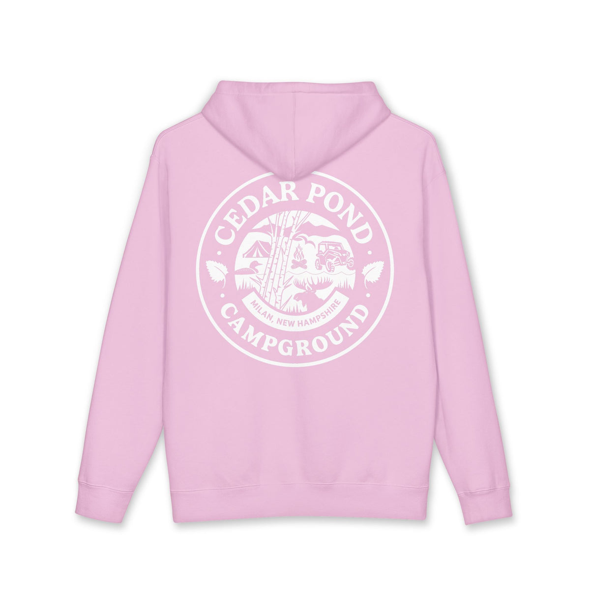 Copy of Campground Hoodie — "Cedar Pond Campground" Outdoor Camping Pullover
