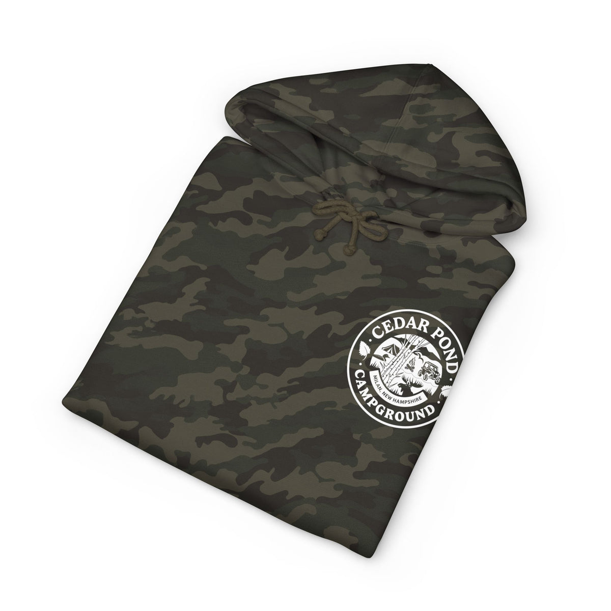 Copy of Campground Hoodie — "Cedar Pond Campground" Outdoor Camping Pullover