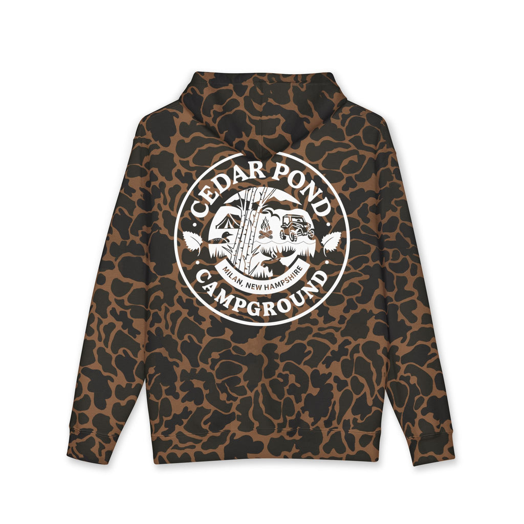 Copy of Campground Hoodie — "Cedar Pond Campground" Outdoor Camping Pullover