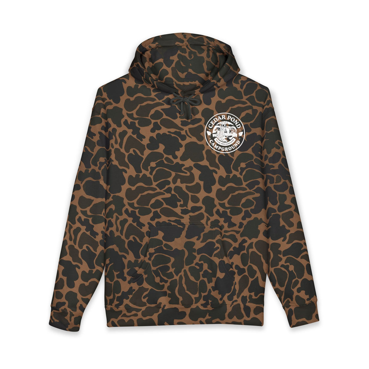 Copy of Campground Hoodie — "Cedar Pond Campground" Outdoor Camping Pullover