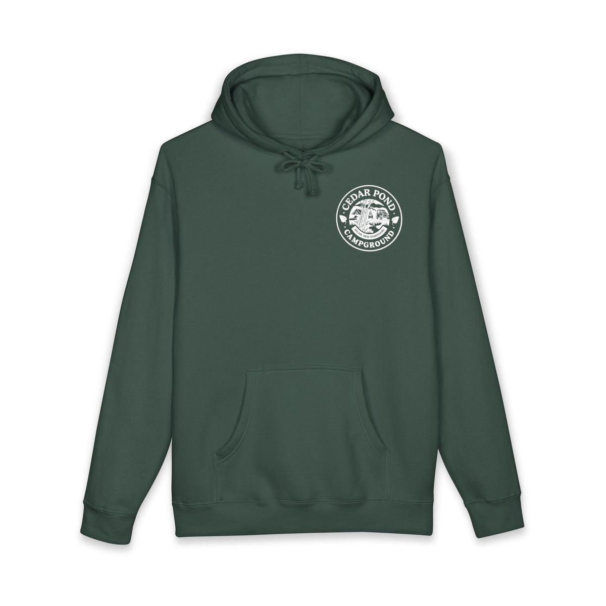 Copy of Campground Hoodie — "Cedar Pond Campground" Outdoor Camping Pullover