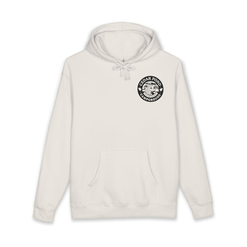 Campground Hoodie — "Cedar Pond Campground" Outdoor Camping Pullover