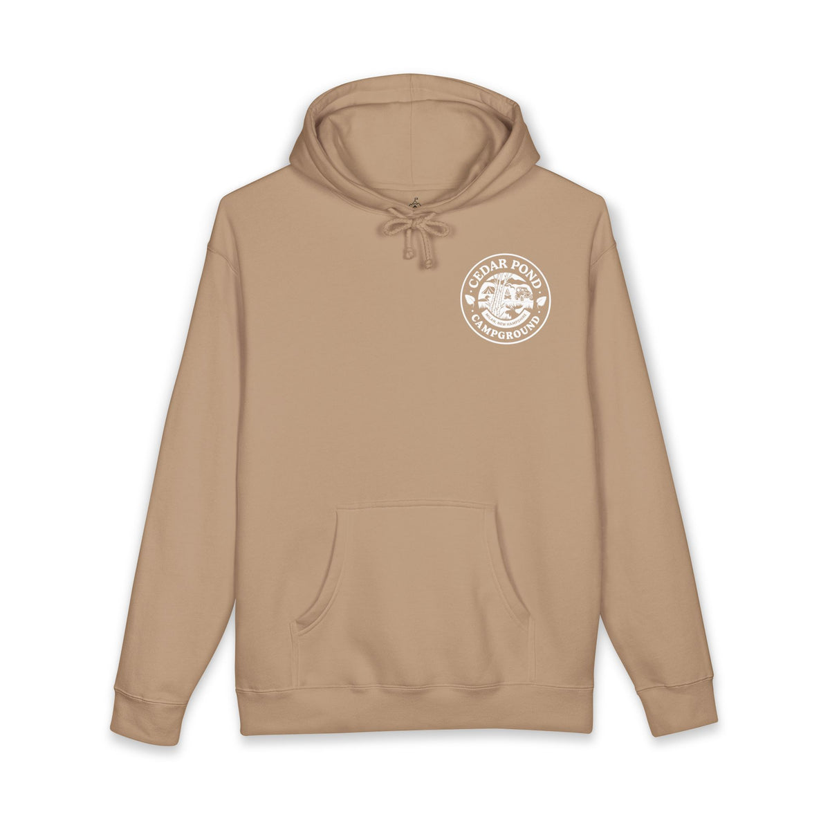 Copy of Campground Hoodie — "Cedar Pond Campground" Outdoor Camping Pullover