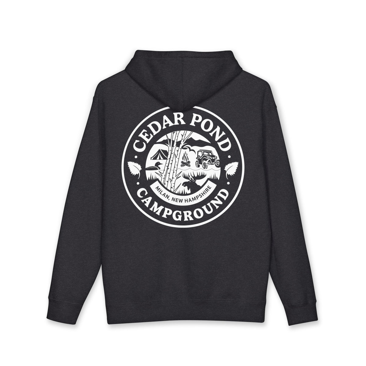 Copy of Campground Hoodie — "Cedar Pond Campground" Outdoor Camping Pullover