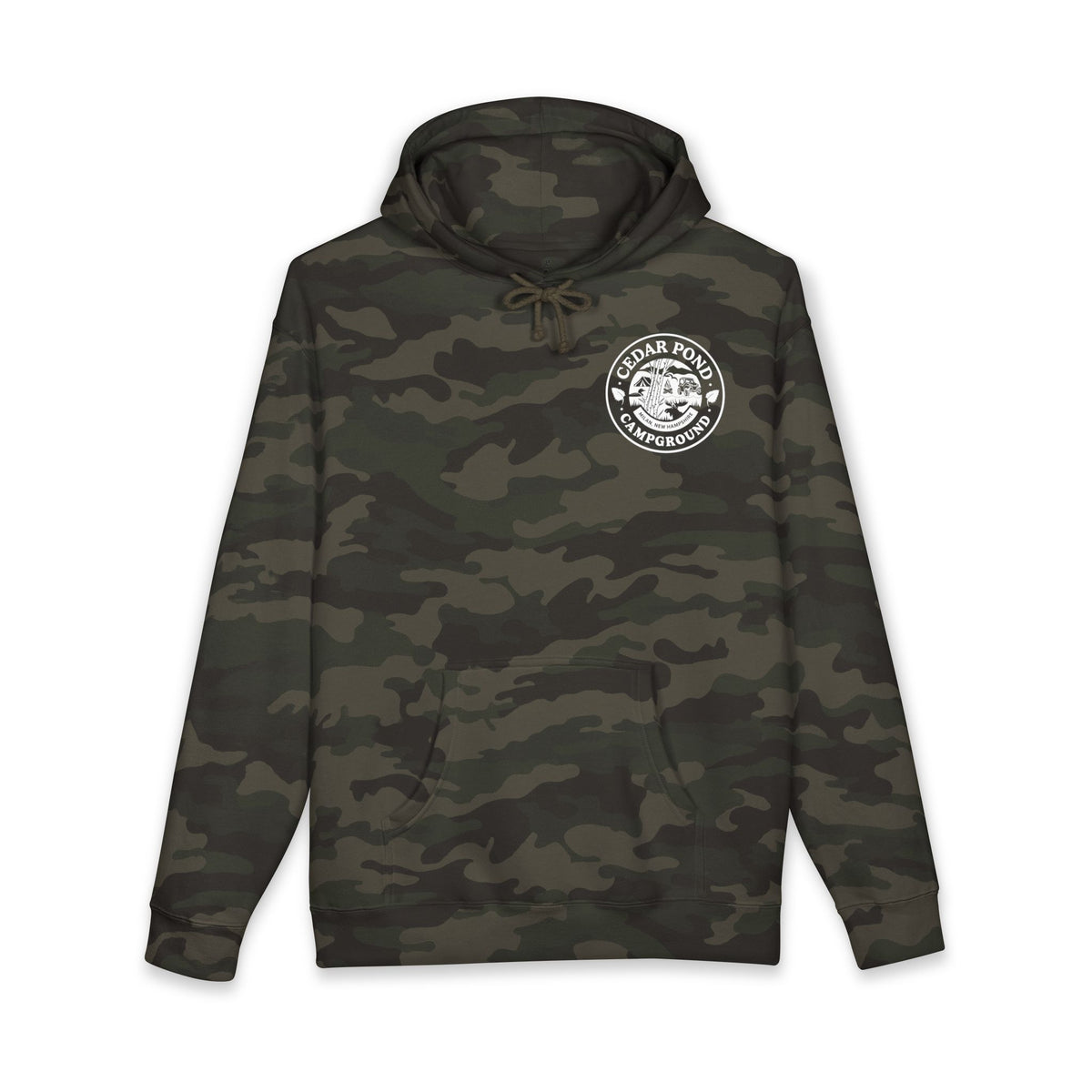 Copy of Campground Hoodie — "Cedar Pond Campground" Outdoor Camping Pullover